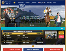 Tablet Screenshot of mysoreraceslive.com